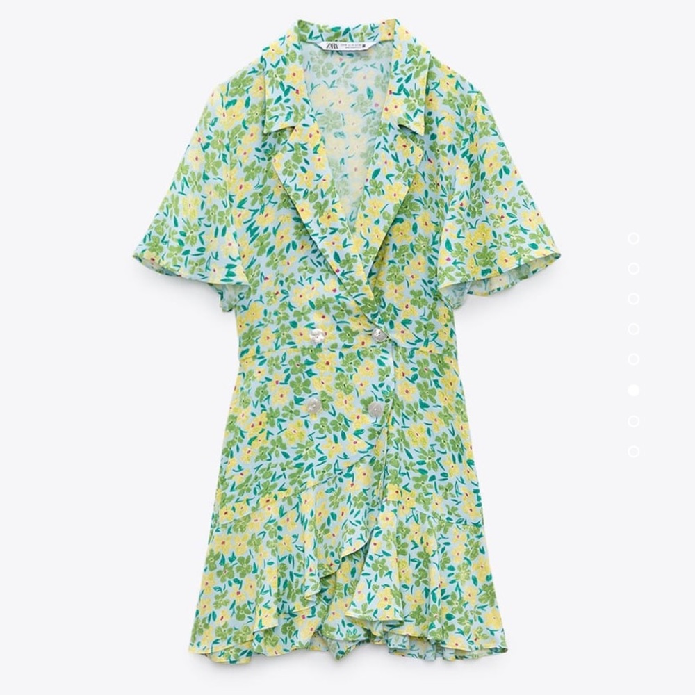 Zara floral print jumpsuit / dress - Picture 1 of 5